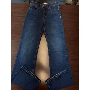 Madewell Skinny Flare Dark Wash Jeans Size 24P